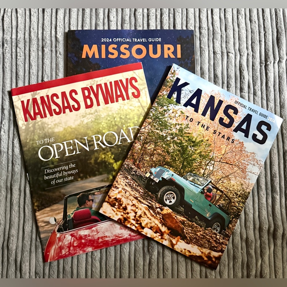 💜 Kansas & Missouri Travel Ephemera Guides